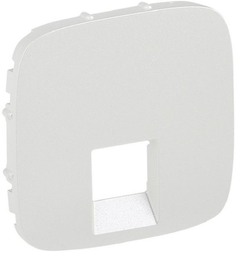 Лицевая панель Legrand Valena Allure для 1-м. розетки RJ11/RJ45 жемчуг картинка